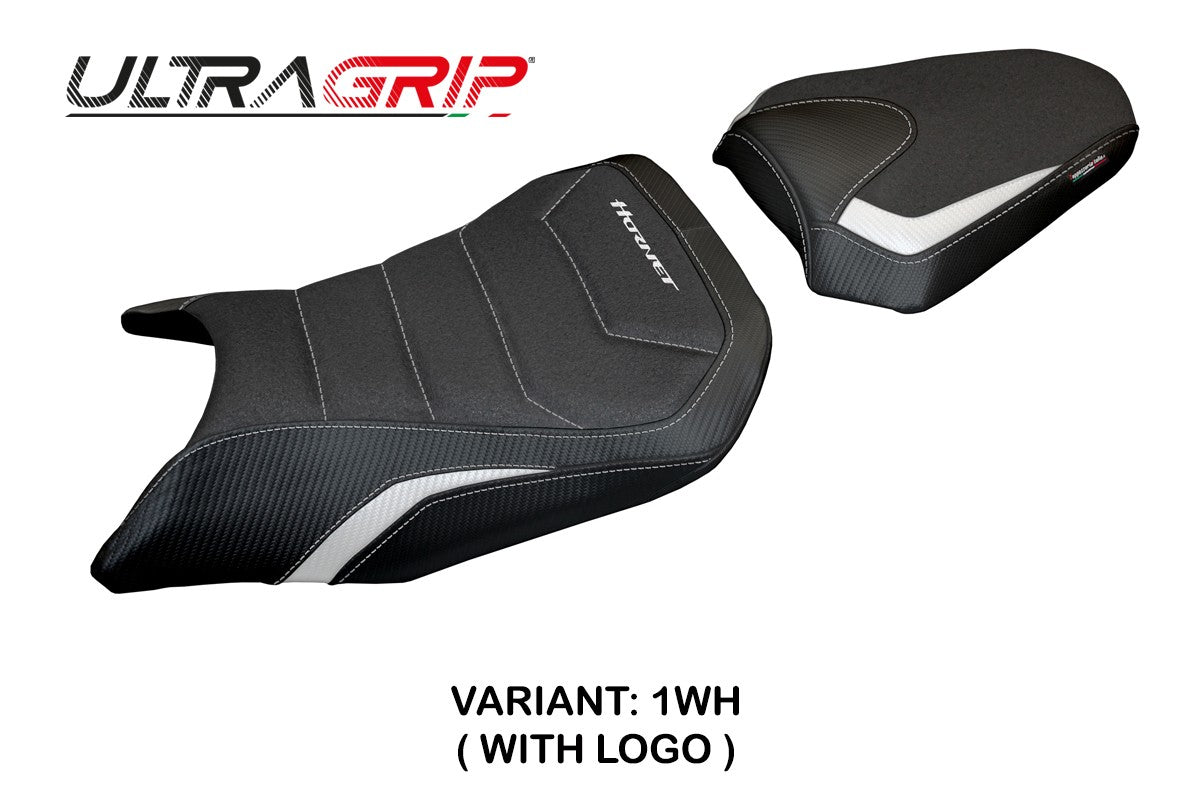 Tappezzeria Italia Honda CB 750 Hornet 2023-2025 Seat Cover Ultragrip White Black