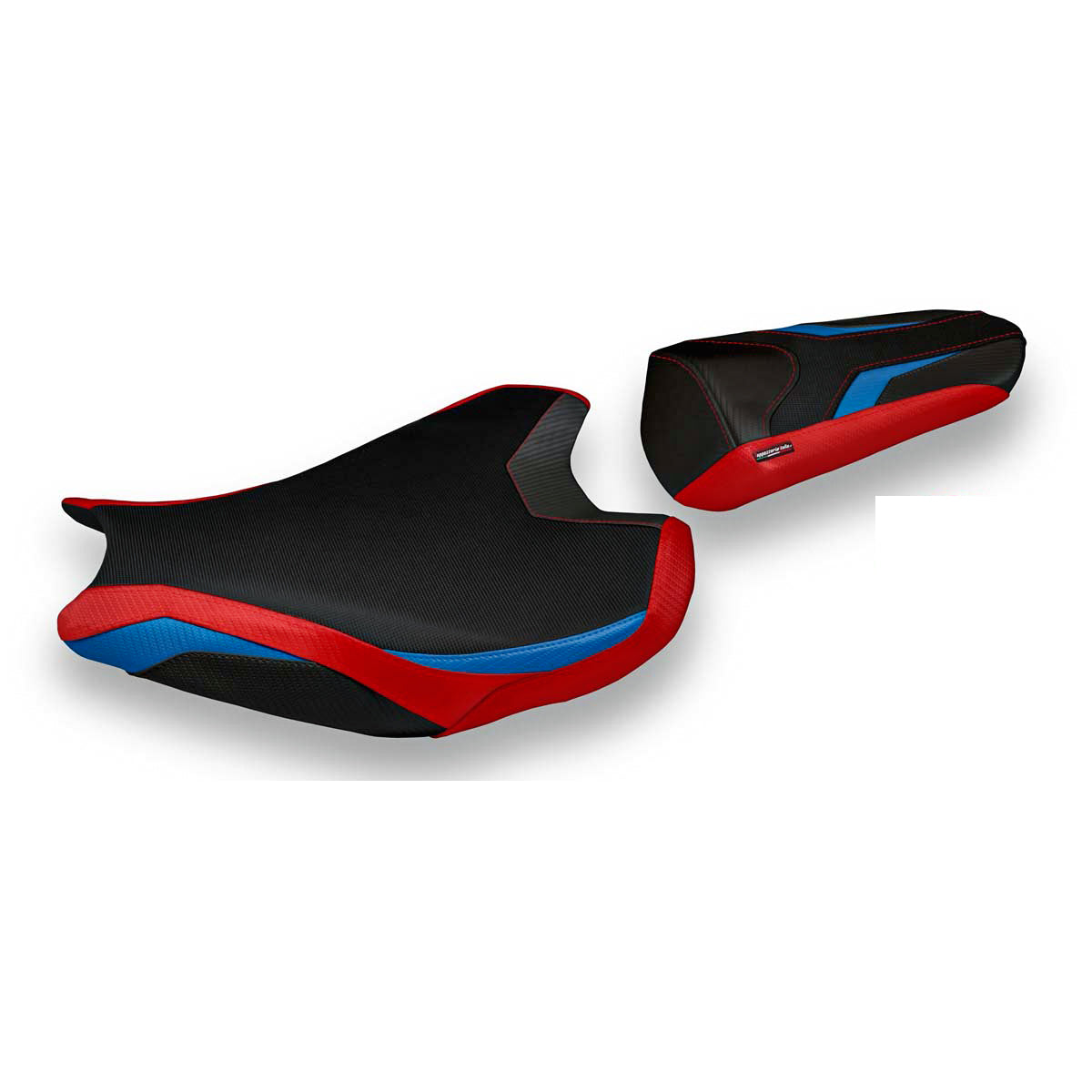 Honda CBR1000RR 2017-2024 Seat Cover Tappezzeria Italia in Red and Blue