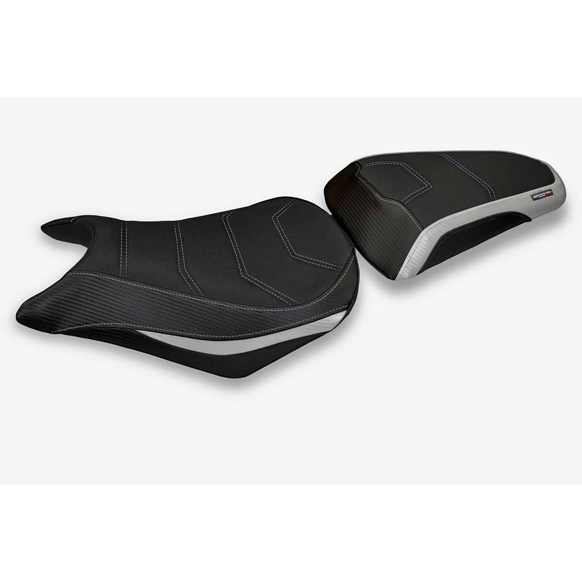 Tappezzeria Italia Honda CBR500R 2012-2016 Seat Cover Comfort in Silver and Black