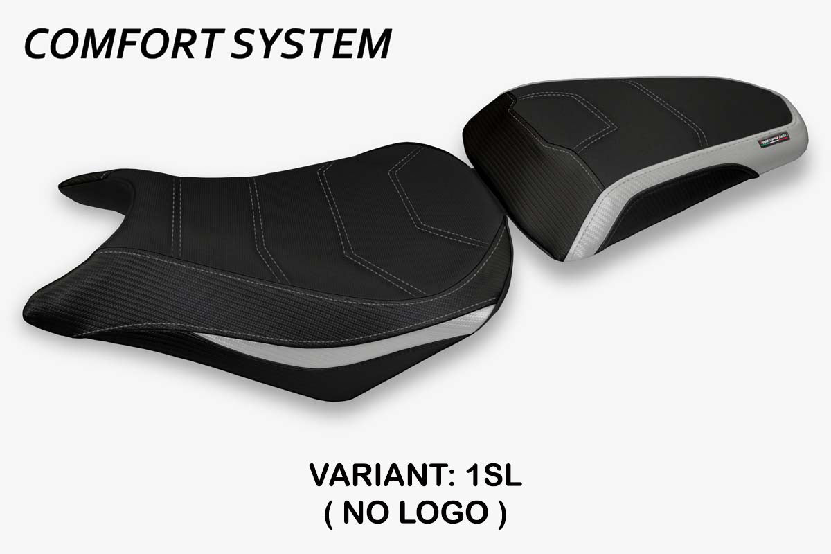 Tappezzeria Italia Honda CBR500R 2012-2016 Seat Cover Comfort in Silver and Black