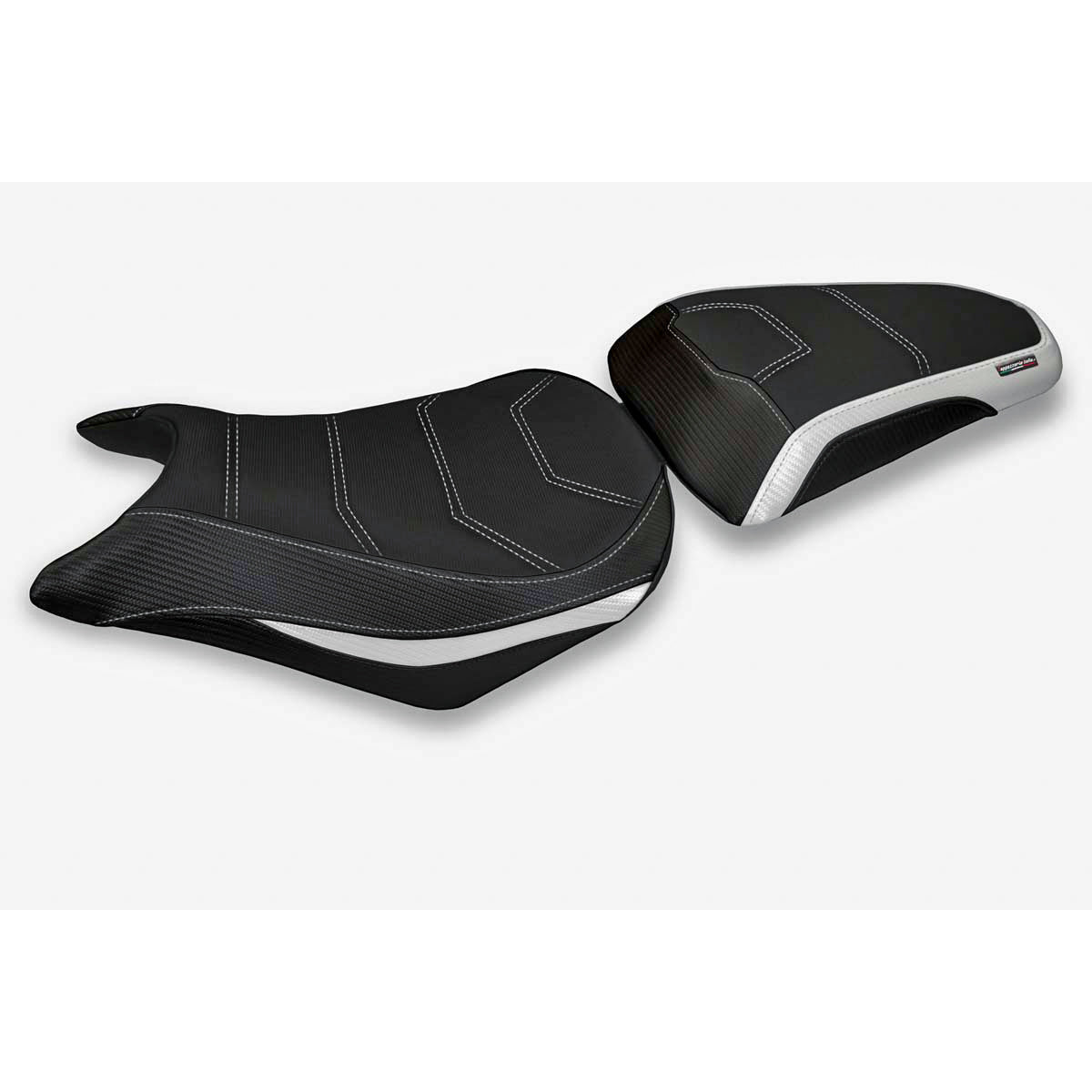 Tappezzeria Italia Honda CBR500R 2012-2016 Seat Cover Comfort in White and Black