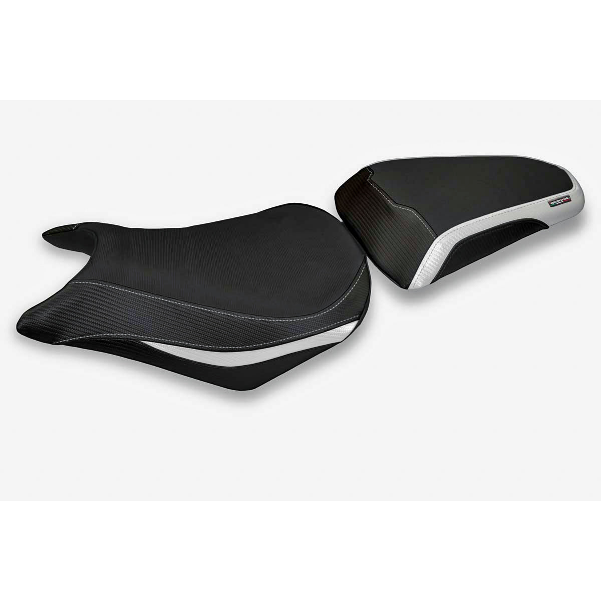 Tappezzeria Italia Honda CBR500R 2012-2016 Seat Cover in White and Black