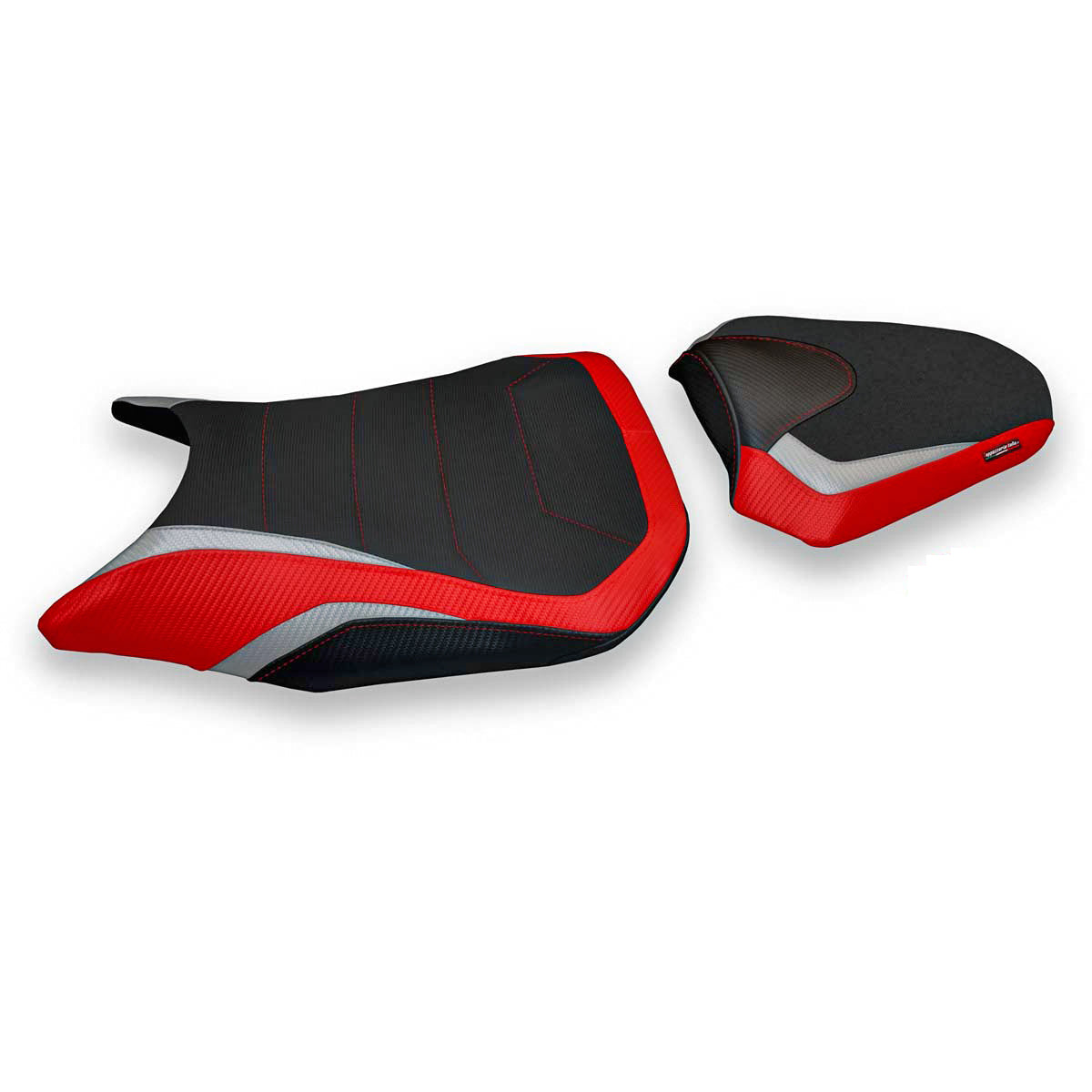 Tappezzeria Italia Honda CBR500R 2017-2025 Seat Cover Comfort in Red and Silver
