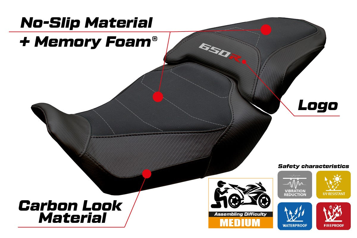 Tappezzeria Italia Honda CBR650R 2024-2025 Seat Cover Comfort Black