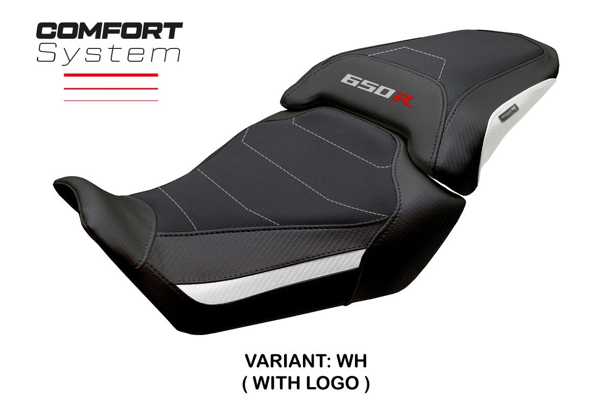 Tappezzeria Italia Honda CBR650R 2024-2025 Seat Cover Comfort White Black