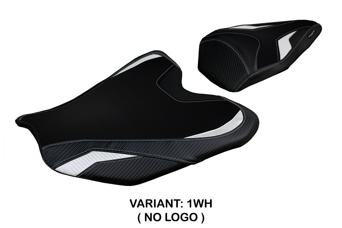 Tappezzeria Italia Honda CBR1000RR-R Fireblade 2020-2025 Seat Cover in White and Black