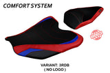 Tappezzeria Italia Honda CBR1000RR-R Fireblade 2020-2025 Seat Cover Comfort in Red and Blue