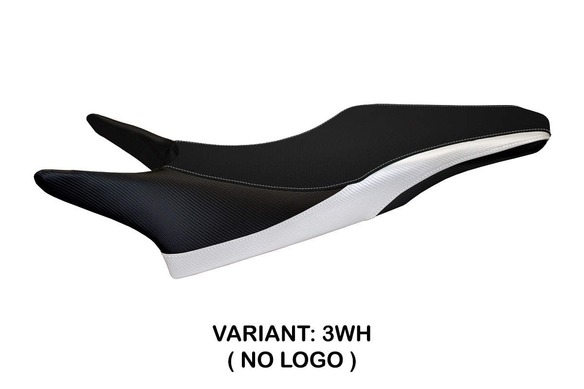 Tappezzeria Italia Honda Crossrunner 800 VFR800X 2010-2015 Seat Cover in White and Black