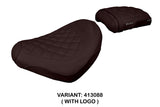 Tappezzeria Italia Honda CMX 1100 Rebel 2022-2025 Seat Cover in Dark Brown Diamond Stitch