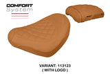 Tappezzeria Italia Honda CMX 1100 Rebel 2022-2025 Seat Cover Comfort in Camel Diamond