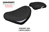 Honda CMX 1100 Rebel 2022-2025 Seat Cover Tappezzeria Italia Comfort in Silver Diamond