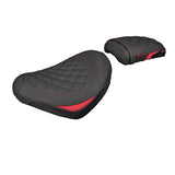 Tappezzeria Italia  Honda CMX 500 Rebel 2017-2024 Seat Cover in Red and Black Diamond Stitch