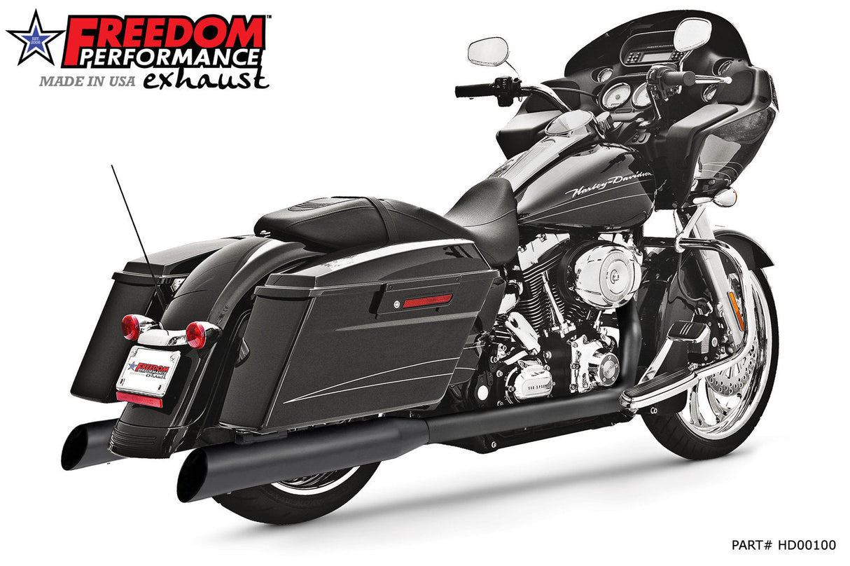 HARLEY TOURING 4" INVERSE AND CLASSIC SLIP-ONS 1995-PRESENT