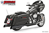 HARLEY TOURING 4" INVERSE AND CLASSIC SLIP-ONS 1995-PRESENT
