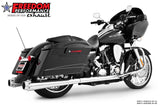 HARLEY TOURING 4.5" 5-STEPPED MEGAPHONE TRUE DUAL SYSTEM