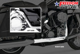 HARLEY TOURING CLASSIC TRUE-DUAL HEADERS 1995-2016