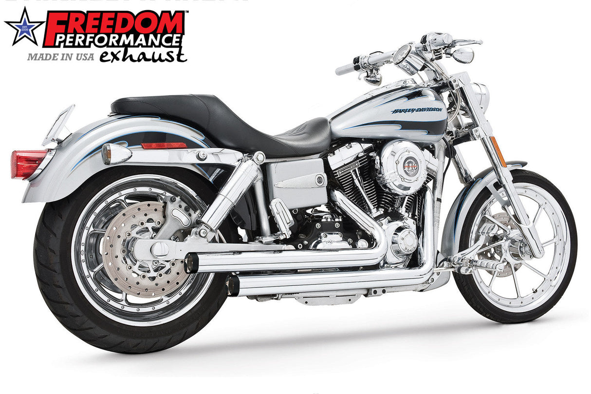 HARLEY DYNA INDEPENDENCE STAGGERED DUALS 2006-PRESENT