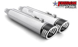 HARLEY SOFTAIL M8 ONLY 4" SLIP-ONS *FITS FREEDOM HEADERS ONLY*