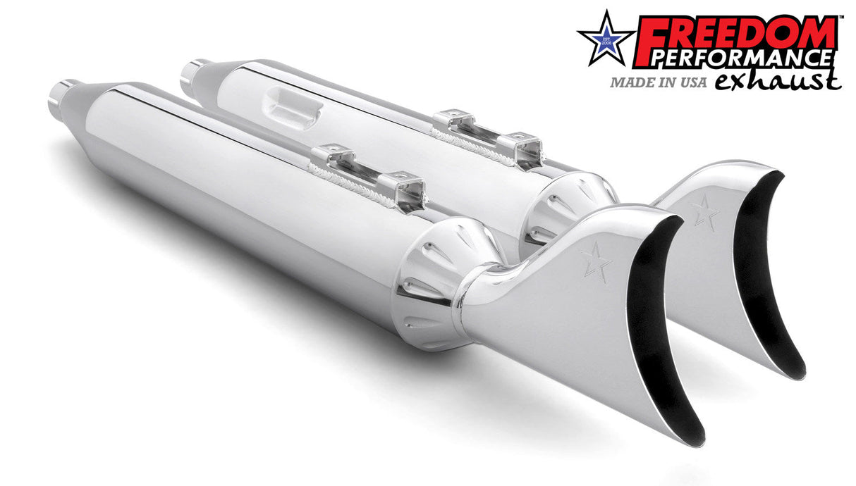 HARLEY SOFTAIL M8 ONLY 4" SLIP-ONS *FITS FREEDOM HEADERS ONLY*