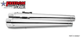 HARLEY TOURING AMERICAN OUTLAW & COMBAT FLUTED 4.5" MEGAPHONE SLIP-ONS BUNDLE 1995-PRESENT