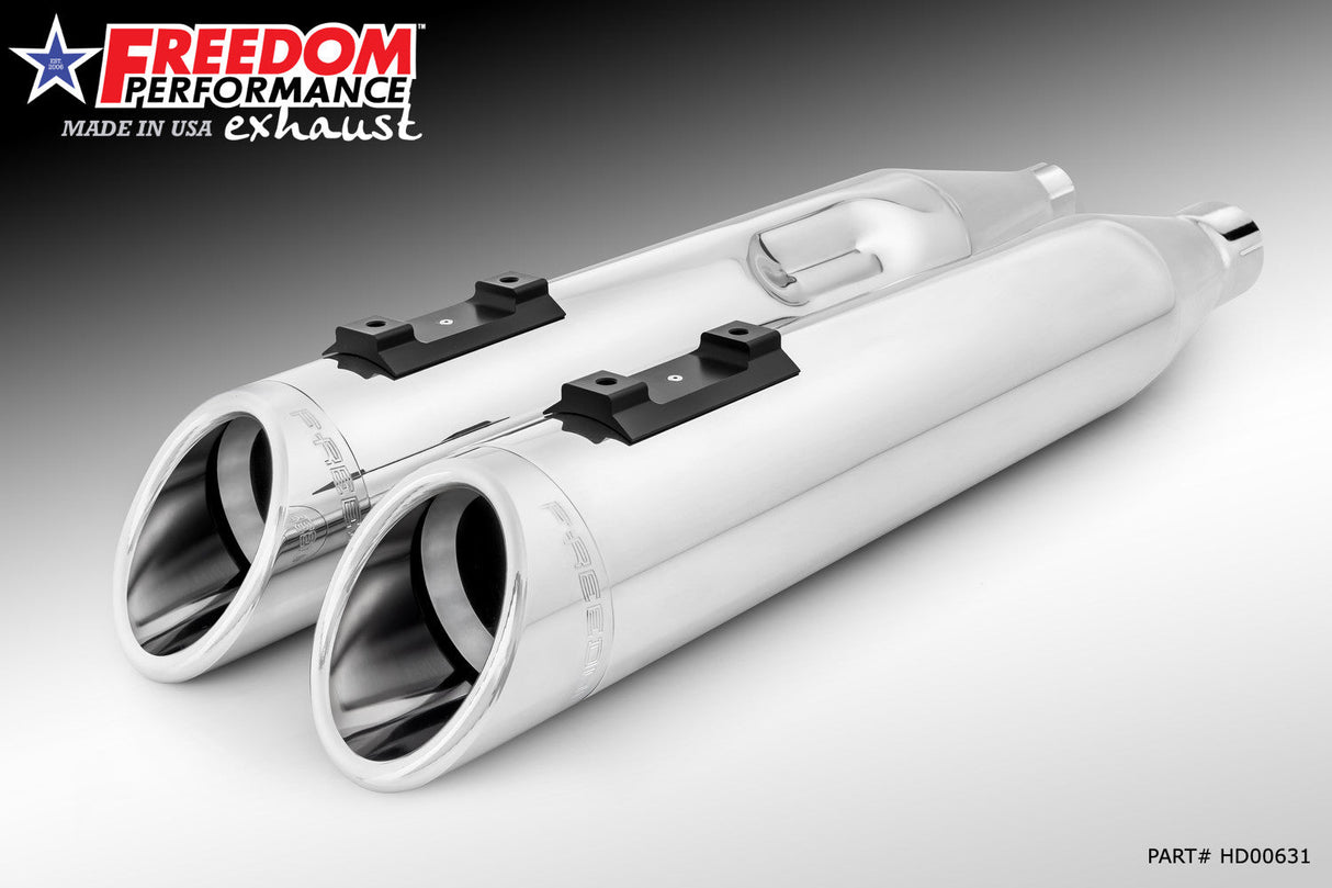 HARLEY TRIKE 4.5" SLASH RAPTOR SLIP-ONS
