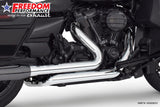 HARLEY TOURING RIGHT SIDE TUCK & UNDER TRUE-DUAL HEADERS Fits '95-Present