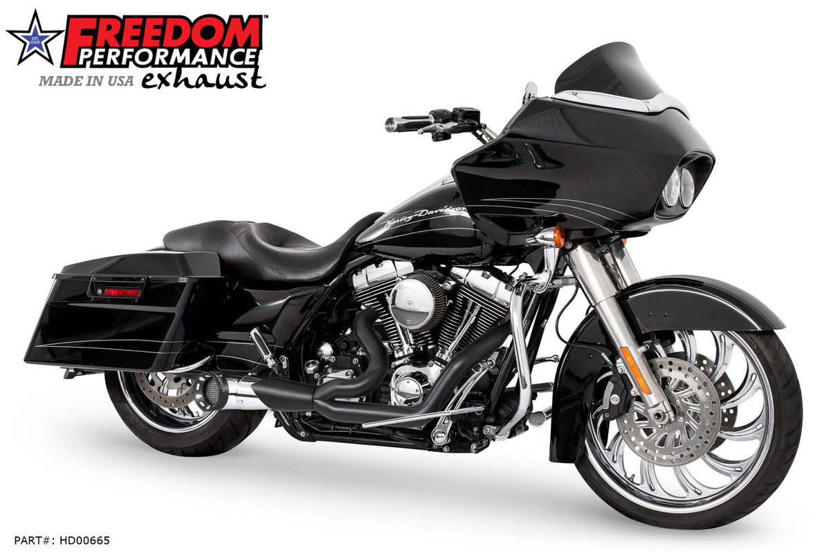HARLEY TOURING 2-INTO-1 TURNOUT/SIDEDUMP FULL SYSTEM BUNDLE 1995-PRESENT