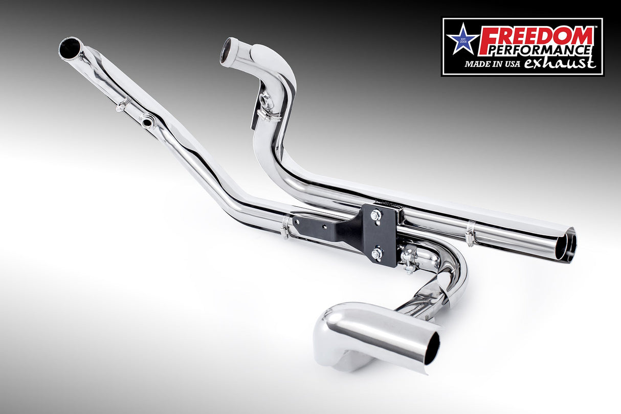 HARLEY TRIKE RIGHT SIDE TUCK & UNDER & CLASSIC TRUE-DUAL HEADERS BUNDLE