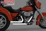 HARLEY TRIKE RIGHT SIDE TUCK & UNDER & CLASSIC TRUE-DUAL HEADERS BUNDLE