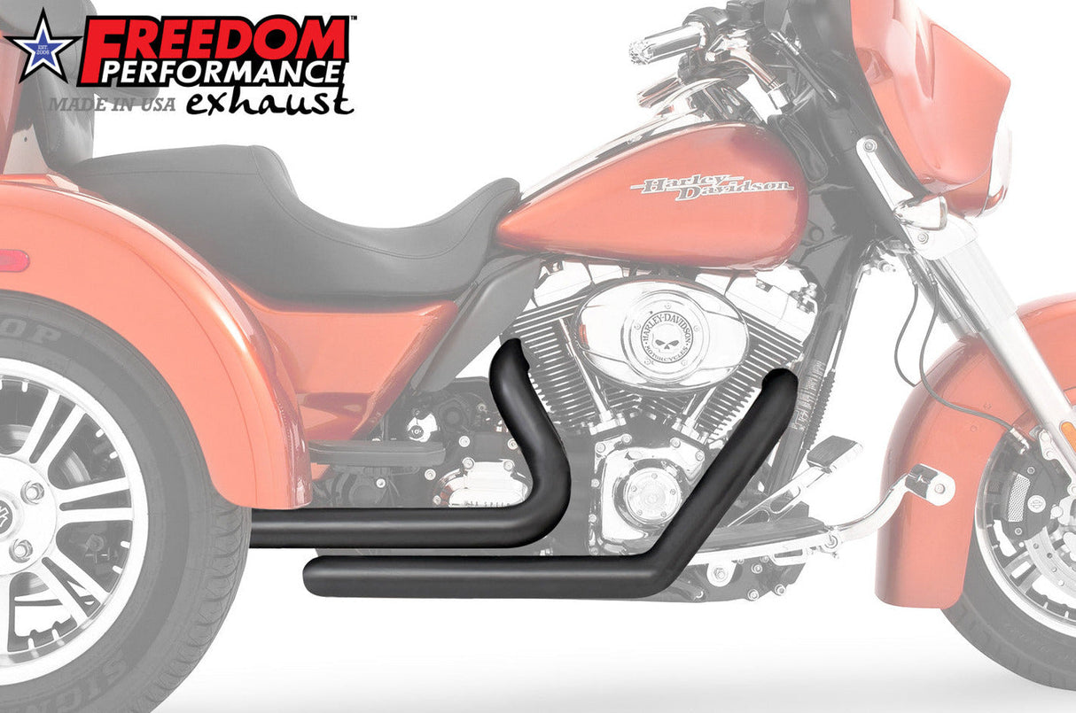 HARLEY TRIKE RIGHT SIDE TUCK & UNDER & CLASSIC TRUE-DUAL HEADERS BUNDLE