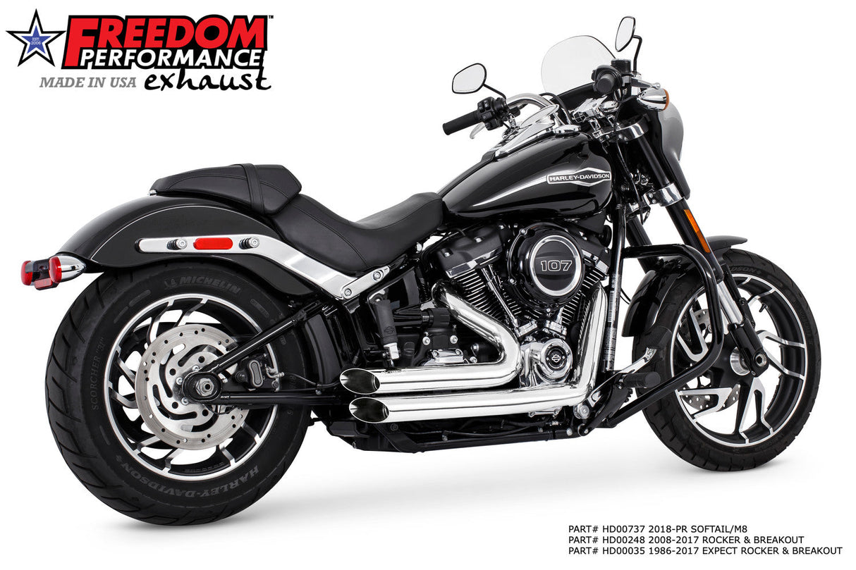 HARLEY SOFTAIL AMENDMENT SIDE SLASH 2018 - PRESENT