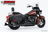 HARLEY M8 SOFTAIL 2.5" TUCK & UNDER TRUE DUALS FULL SYSTEM 2018-PRESENT BUNDLE *NOT FOR WIDE TIRE BIKES