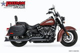 HARLEY M8 SOFTAIL 2.5" TUCK & UNDER TRUE DUALS FULL SYSTEM 2018-PRESENT BUNDLE *NOT FOR WIDE TIRE BIKES