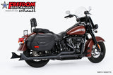 HARLEY M8 SOFTAIL 2.5" TUCK & UNDER TRUE DUALS FULL SYSTEM 2018-PRESENT BUNDLE *NOT FOR WIDE TIRE BIKES