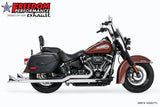 HARLEY M8 SOFTAIL 2.5" TUCK & UNDER TRUE DUALS FULL SYSTEM 2018-PRESENT BUNDLE *NOT FOR WIDE TIRE BIKES