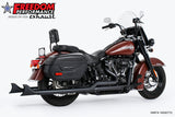 HARLEY M8 SOFTAIL 2.5" TUCK & UNDER TRUE DUALS FULL SYSTEM 2018-PRESENT BUNDLE *NOT FOR WIDE TIRE BIKES