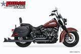HARLEY M8 SOFTAIL 2.5" TUCK & UNDER TRUE DUALS FULL SYSTEM 2018-PRESENT BUNDLE *NOT FOR WIDE TIRE BIKES