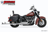 HARLEY M8 SOFTAIL 2.5" TUCK & UNDER TRUE DUALS FULL SYSTEM 2018-PRESENT BUNDLE *NOT FOR WIDE TIRE BIKES