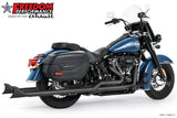 HARLEY M8 SOFTAIL 2.5" TUCK & UNDER TRUE DUALS FULL SYSTEM 2018-PRESENT BUNDLE *NOT FOR WIDE TIRE BIKES