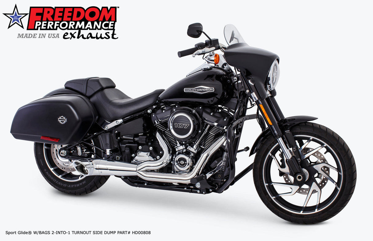 HARLEY M8 SOFTAIL 2-INTO-1 TURNOUT/SIDEDUMP 2018 - PRESENT