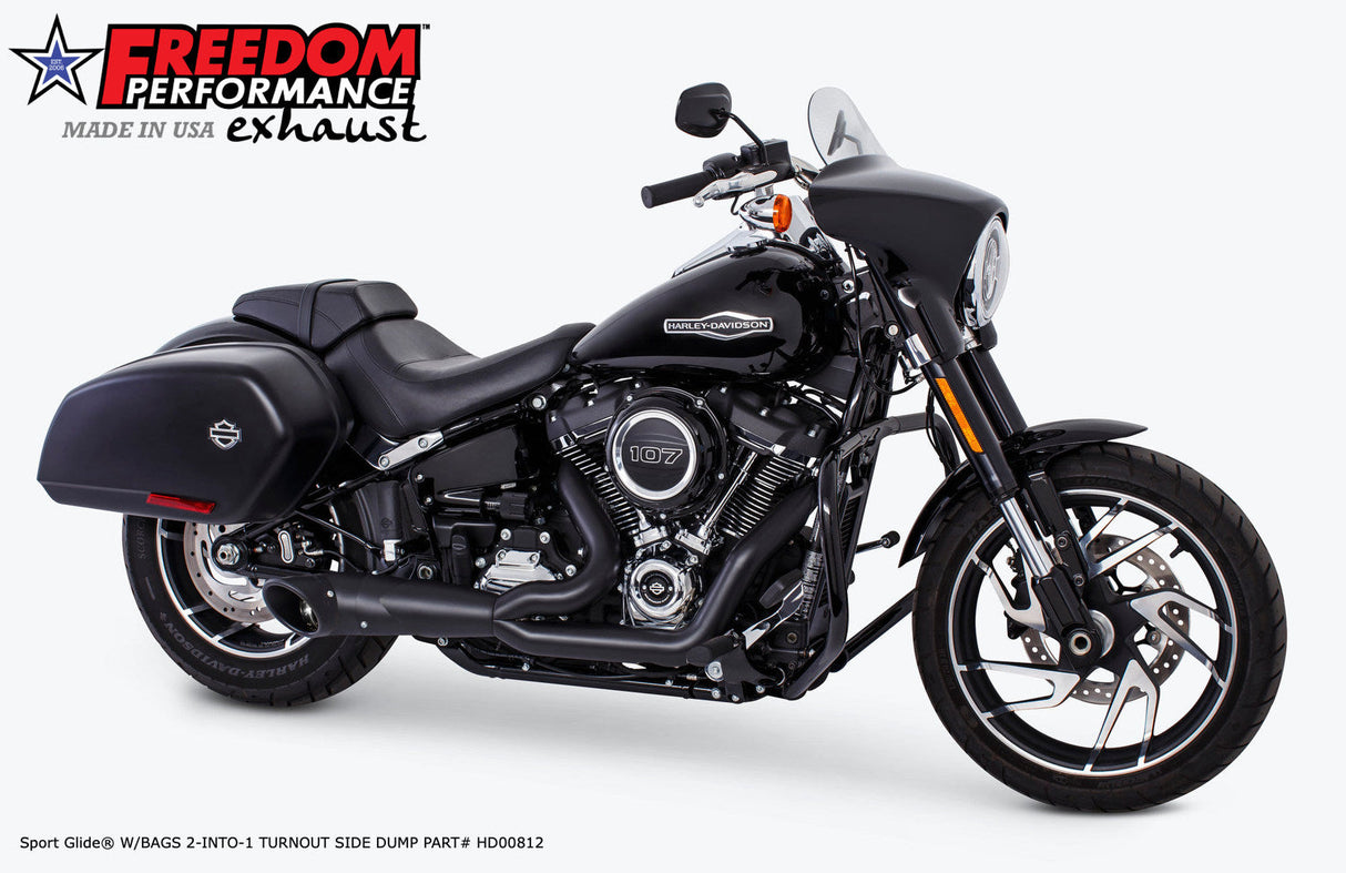 HARLEY M8 SOFTAIL 2-INTO-1 TURNOUT/SIDEDUMP 2018 - PRESENT