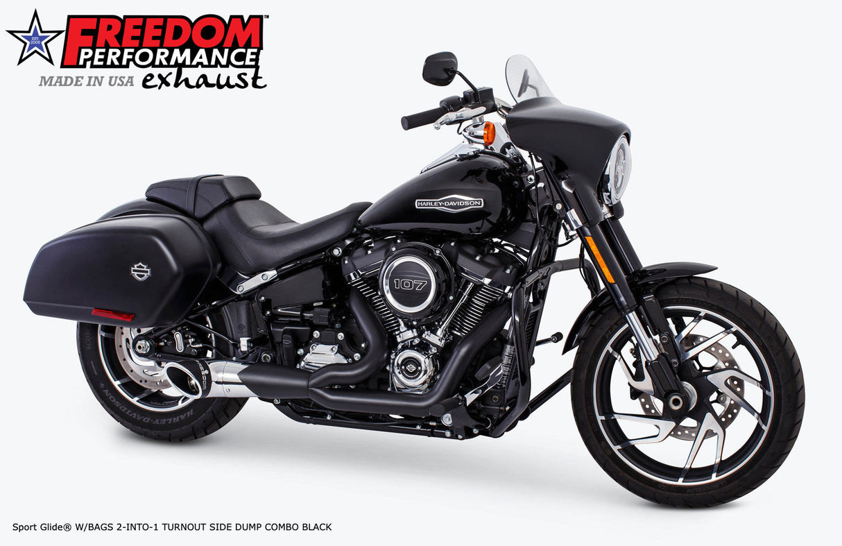 HARLEY M8 SOFTAIL 2-INTO-1 TURNOUT/SIDEDUMP 2018 - PRESENT