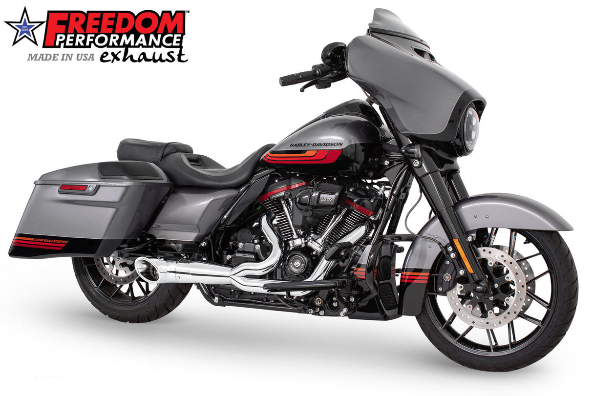 HARLEY TOURING 2-INTO-1 TURNOUT/SIDEDUMP FULL SYSTEM BUNDLE 1995-PRESENT