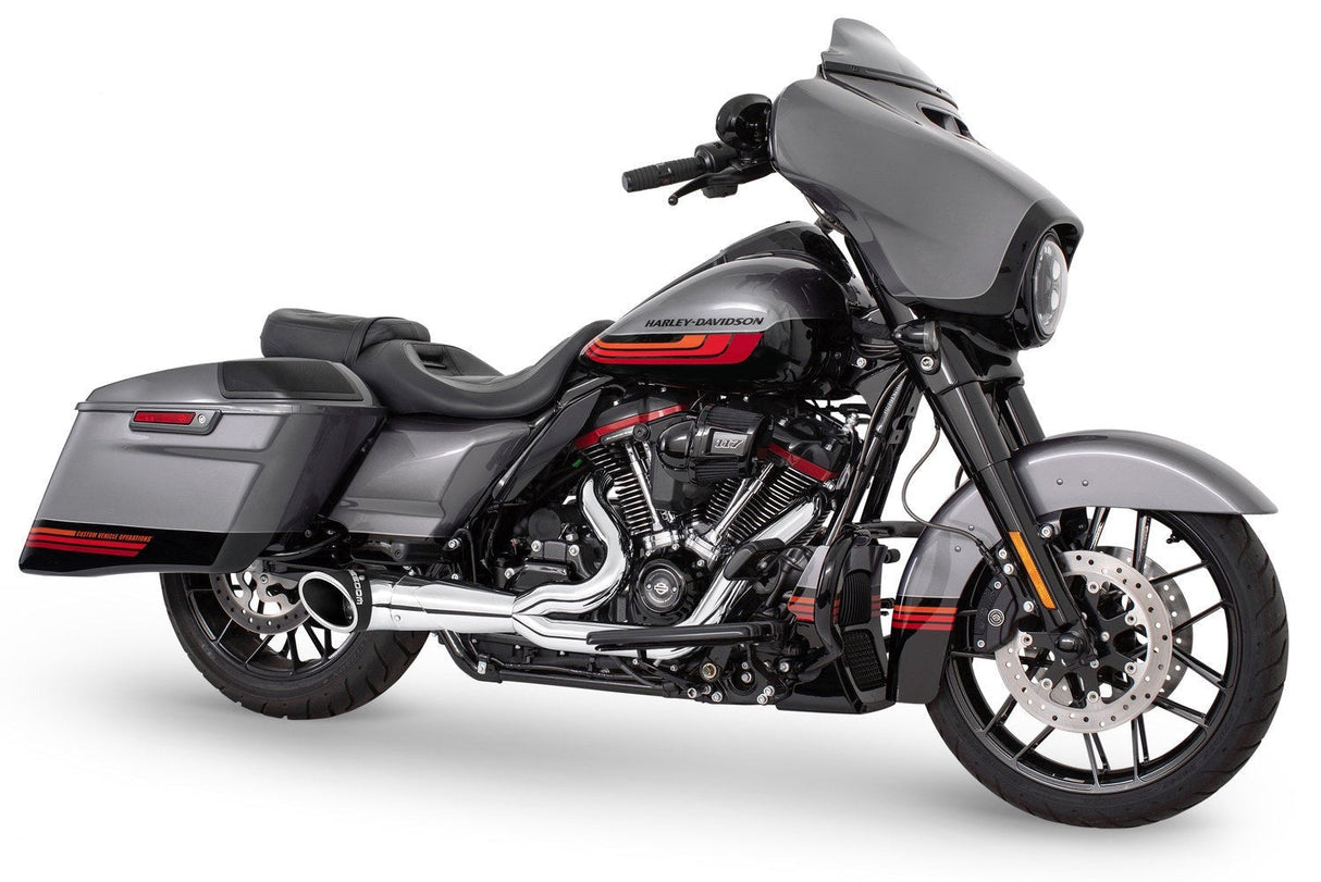 HARLEY TOURING 2-INTO-1 TURNOUT/SIDEDUMP FULL SYSTEM BUNDLE 1995-PRESENT
