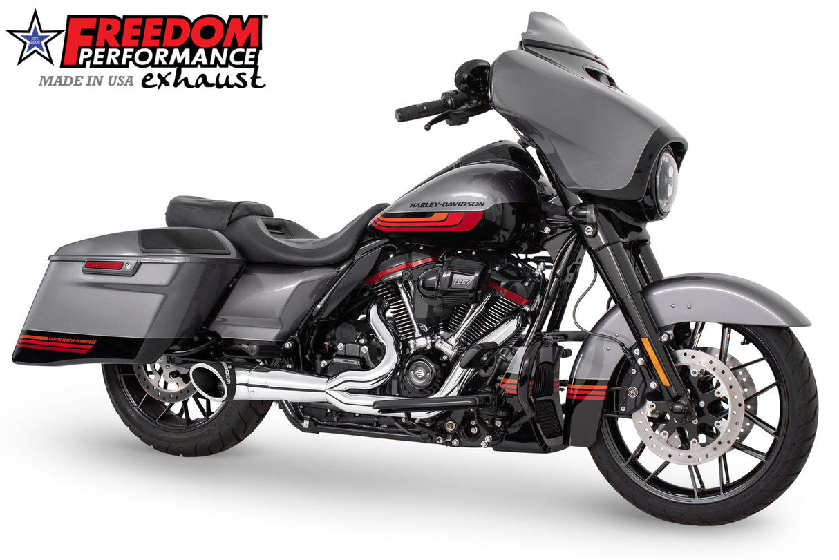 HARLEY TOURING 2-INTO-1 TURNOUT/SIDEDUMP FULL SYSTEM BUNDLE 1995-PRESENT