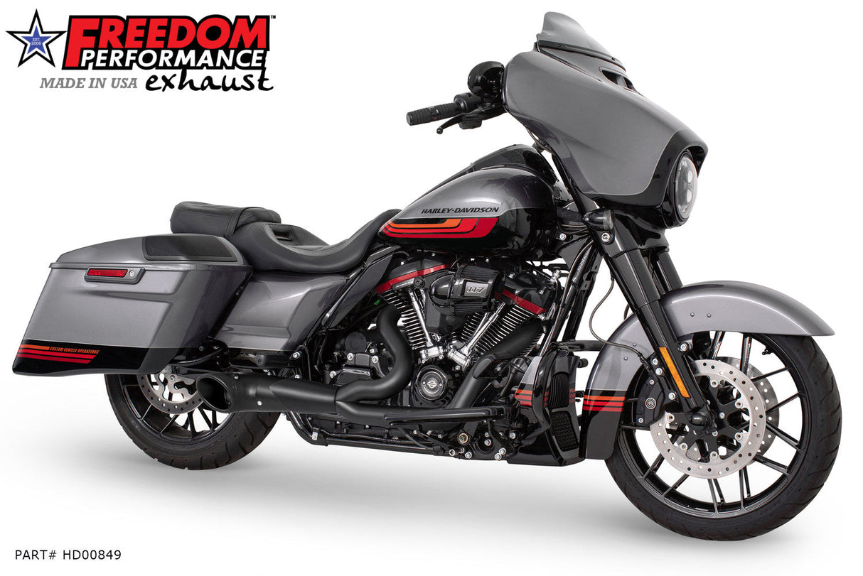 HARLEY TOURING 2-INTO-1 TURNOUT/SIDEDUMP FULL SYSTEM BUNDLE 1995-PRESENT