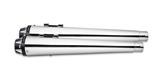 HARLEY TOURING AMERICAN OUTLAW & COMBAT FLUTED 4.5" MEGAPHONE SLIP-ONS BUNDLE 1995-PRESENT