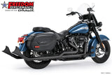 HARLEY M8 SOFTAIL 2.5" TUCK & UNDER TRUE DUALS FULL SYSTEM 2018-PRESENT BUNDLE *NOT FOR WIDE TIRE BIKES