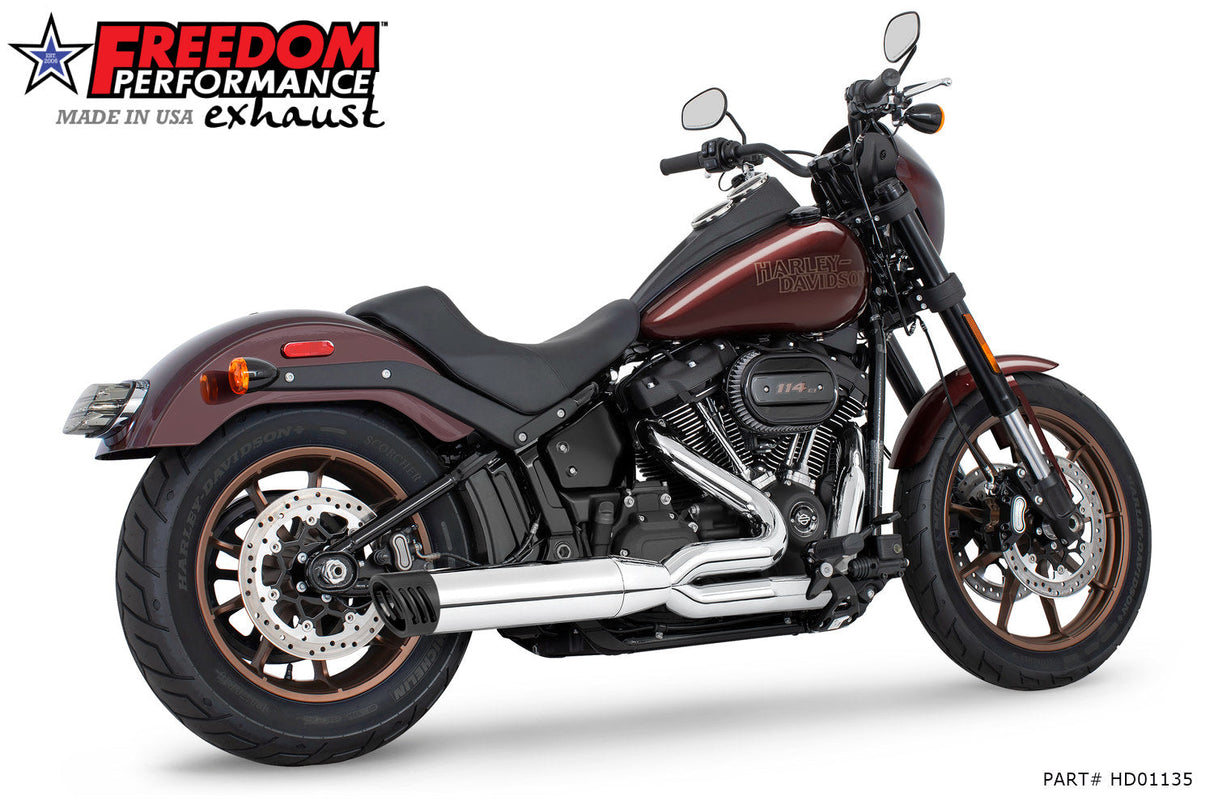 HARLEY SOFTAIL "SLIM-TIRE" 4" UNION 2-INTO-1 RIGHT-SIDE ONLY 2018-2024