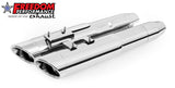 HARLEY 4.5" 2-STEP SLIP-ONS FOR TOURING/TRIKE BUNDLE
